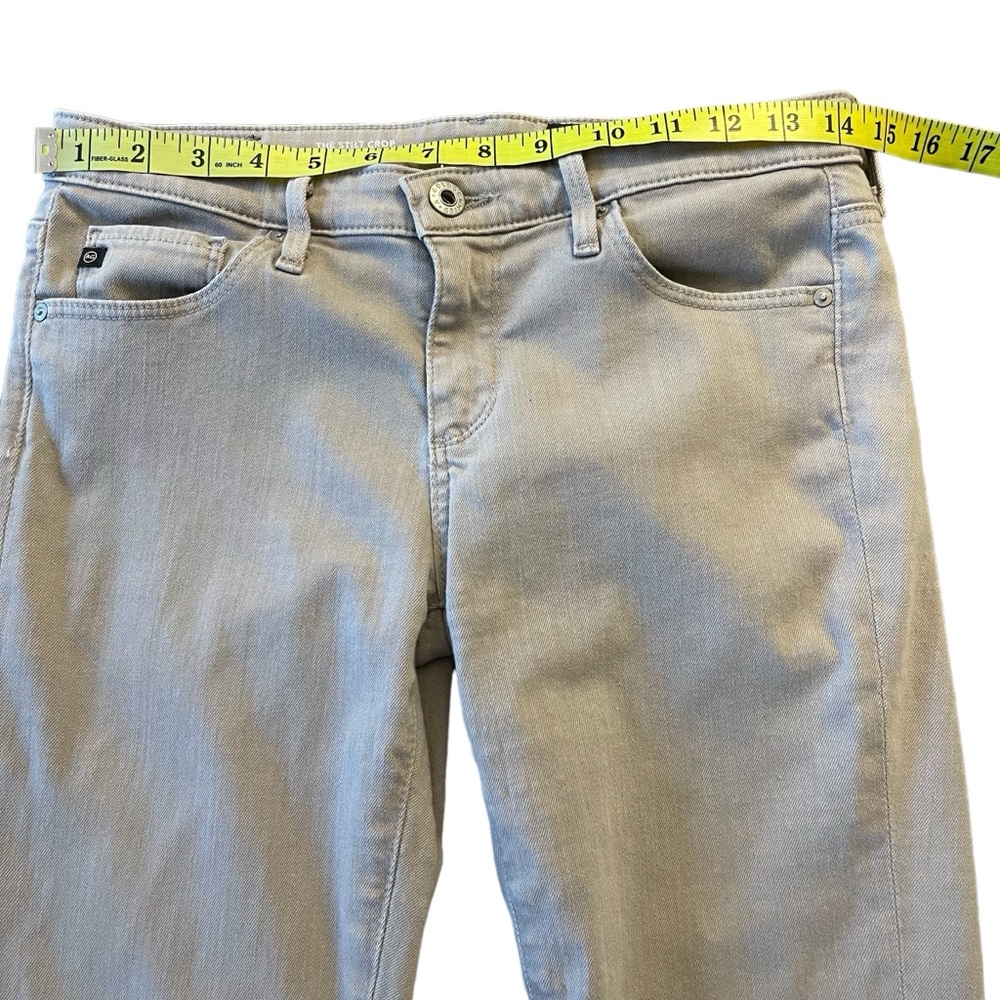 AG Adriano Goldschmied The Stilt Crop Cigarette Mid-Rise Skinny Jeans (27x25) - Picture 9 of 14